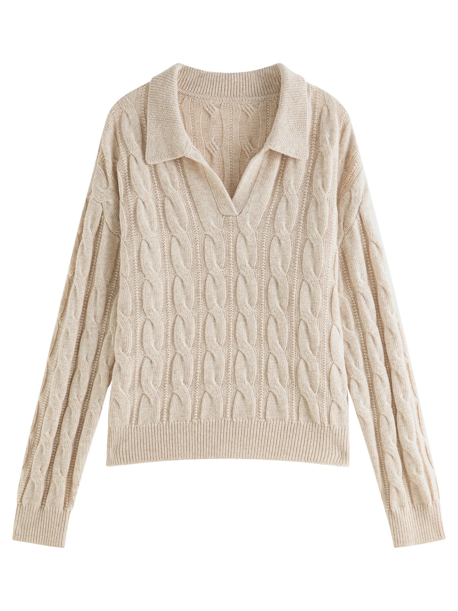 Elegant Cable Knit Sweater Vest Set