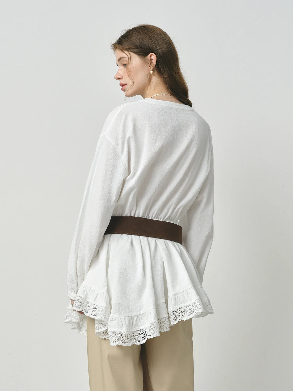 Elegant Lace V-Neck Dress