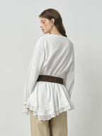 Elegant Lace V-Neck Dress