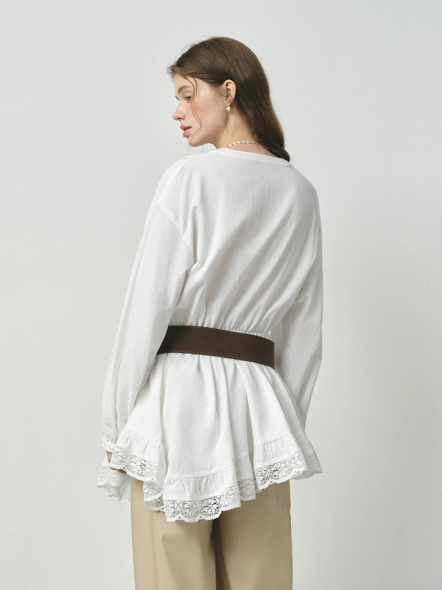 Elegant Lace V-Neck Dress