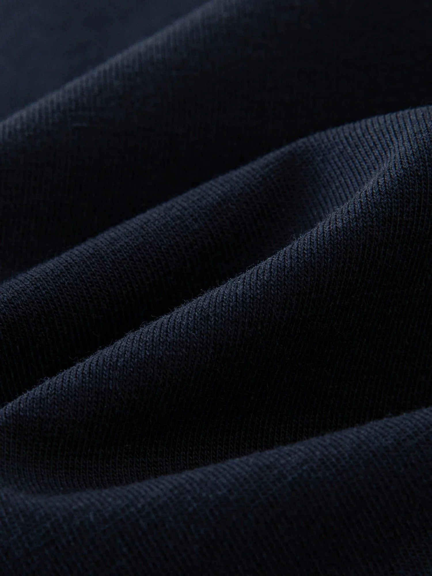 Navy Blue Lace-Up T-Shirt