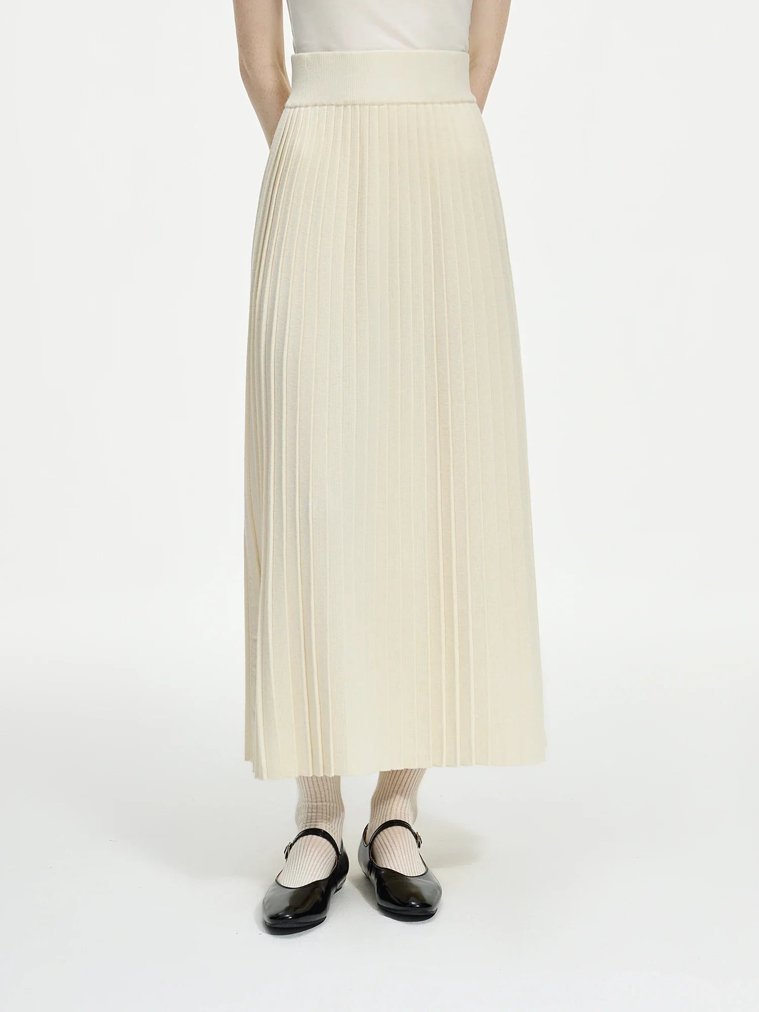 Elegant Knit Cardigan & Skirt Set