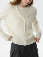 Elegant Knit Cardigan Set