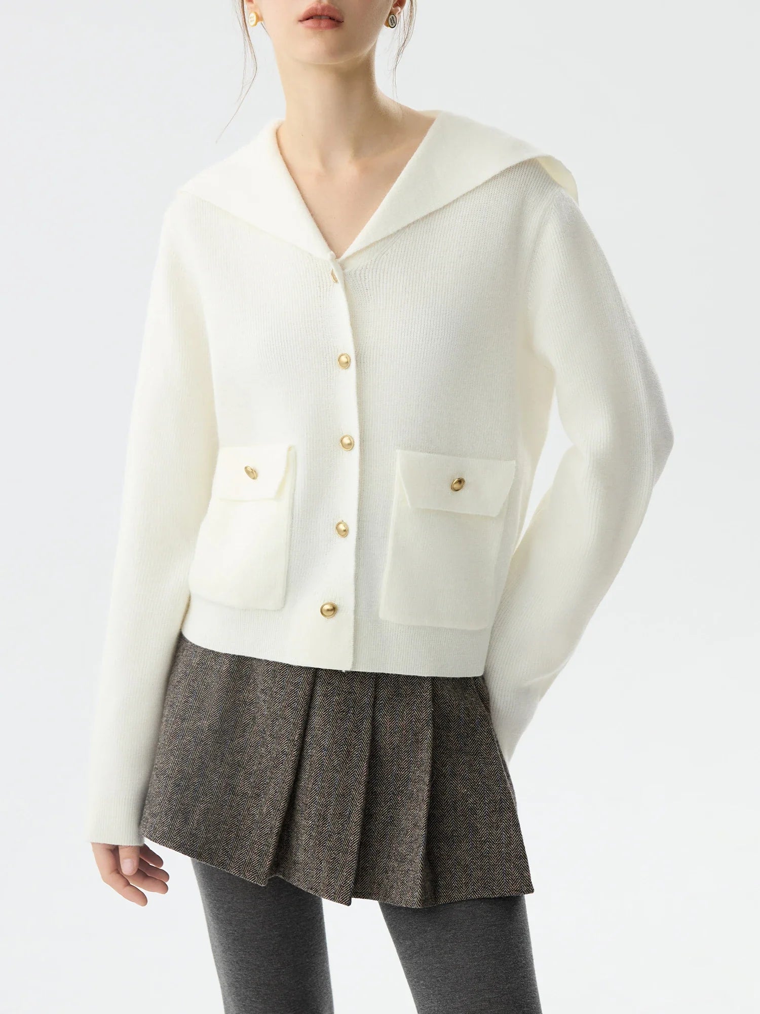 Chic V-Neck Knit Sweater