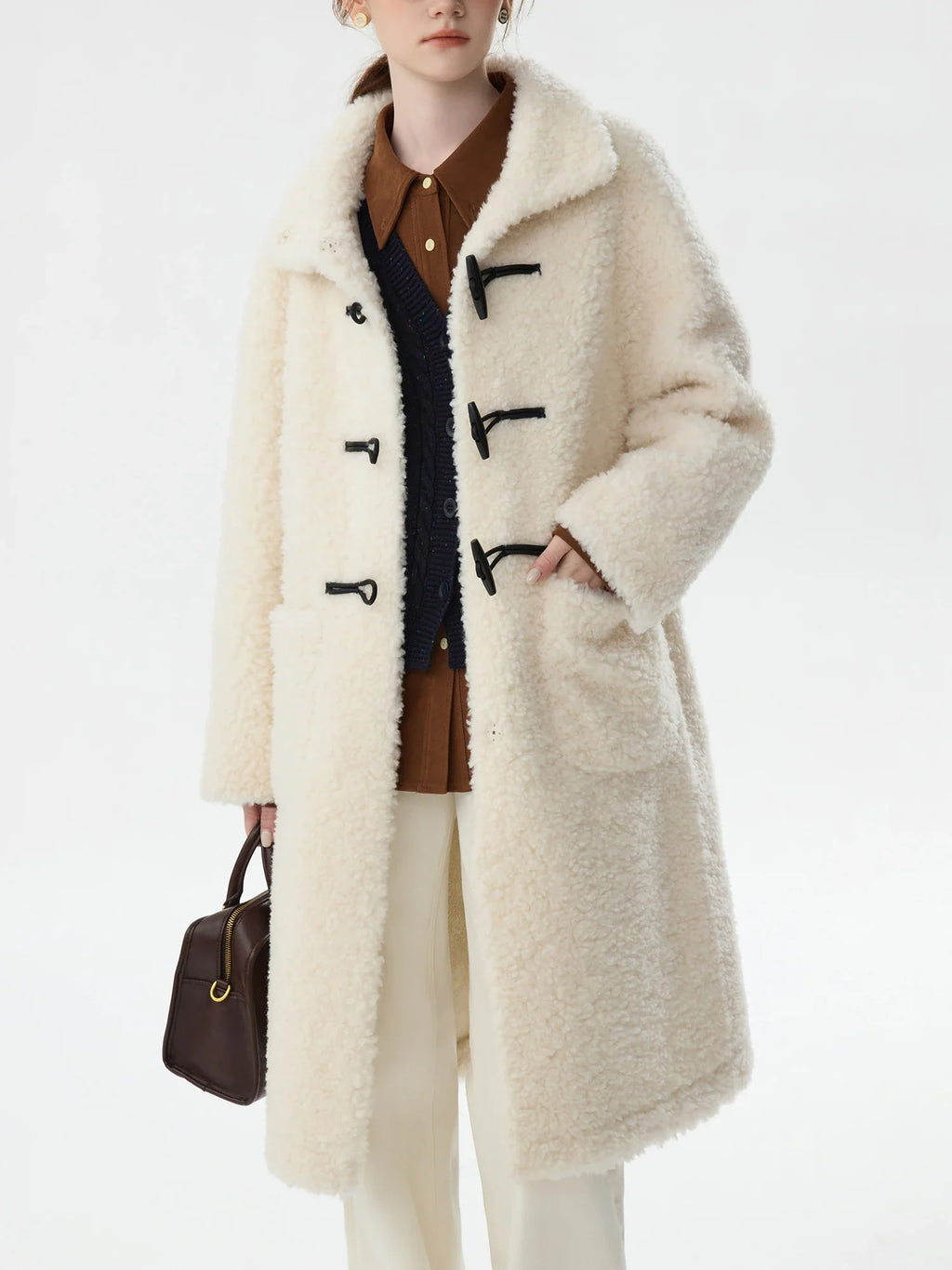 Elegant Wool Blend Coat