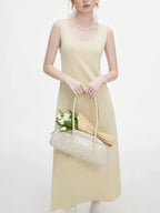 Elegant Sleeveless Midi Dress