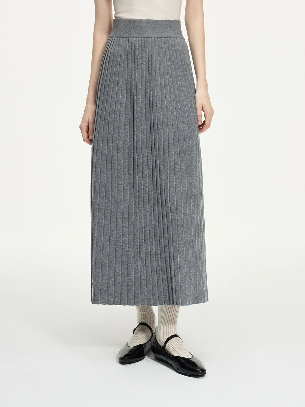 Elegant Knit Cardigan & Skirt Set