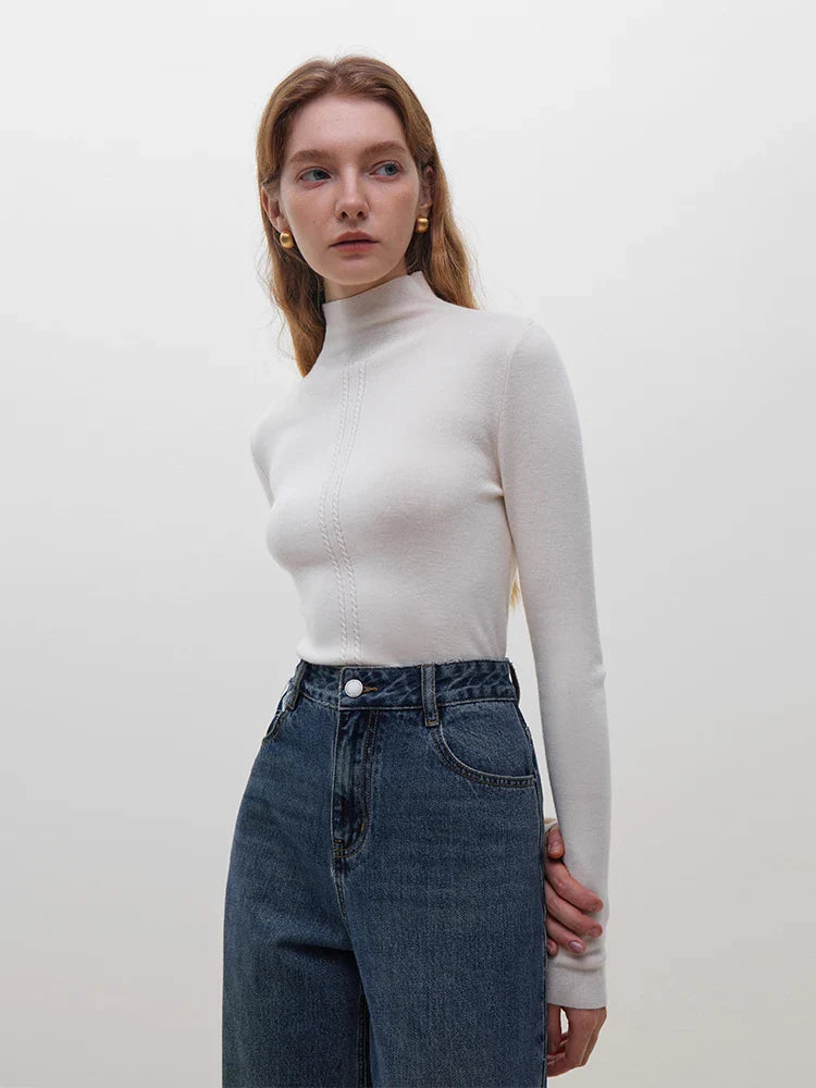 Cozy Wool Knit Turtleneck