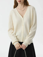 Elegant Knit Cardigan Set