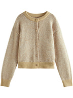 Colorful Dot Knit Cardigan