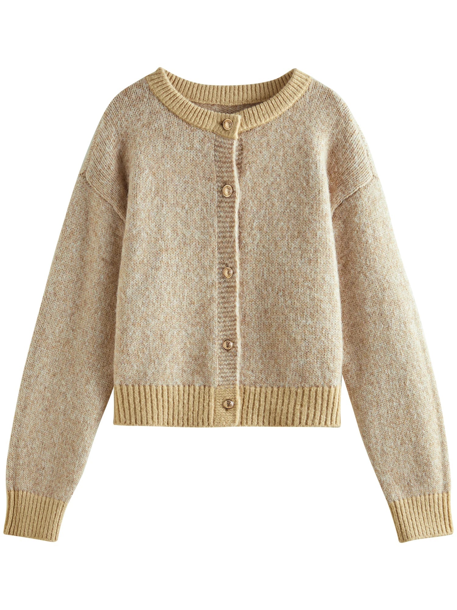 Colorful Dot Knit Cardigan