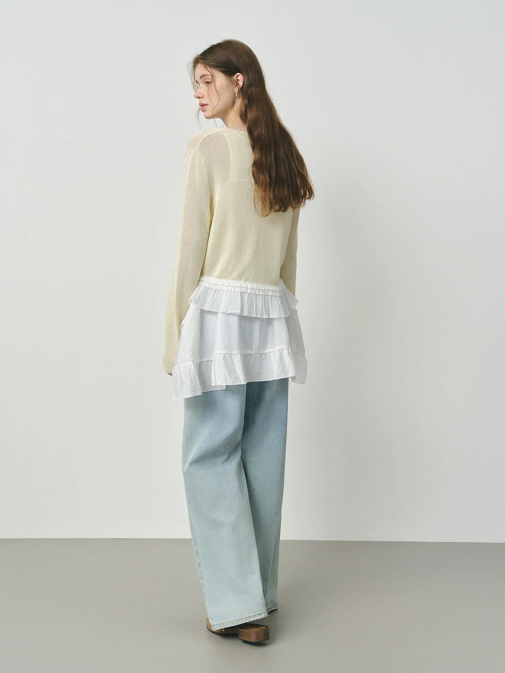 Chic Mesh Knit Cardigan