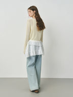 Chic Mesh Knit Cardigan