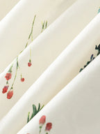 Elegant Sleeveless Floral Midi Dress