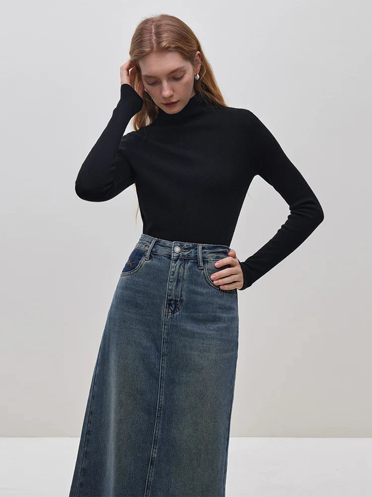 Cozy Wool Knit Turtleneck