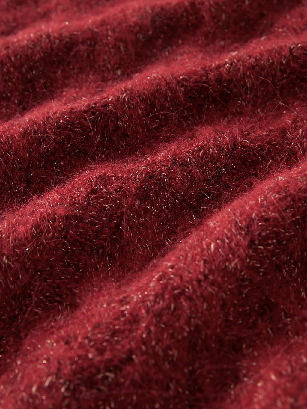 Elegant Red Knit Pullover