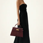Elegant Burgundy Crossbody Bag