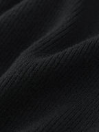 Elegant Black Knit Dress