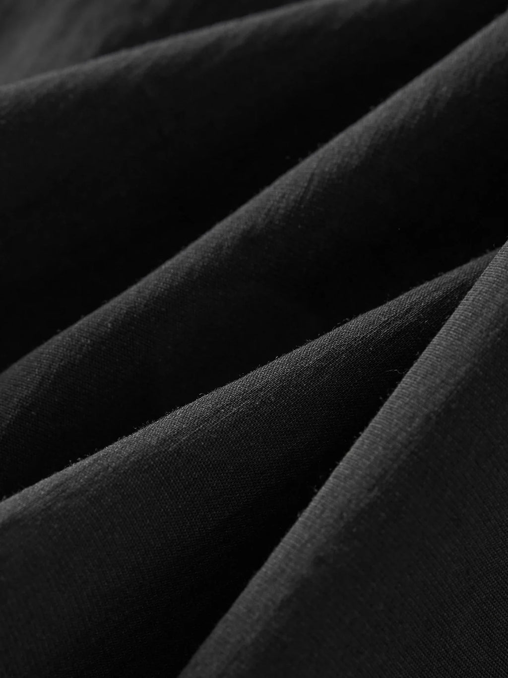 Elegant Black A-Line Summer Dress