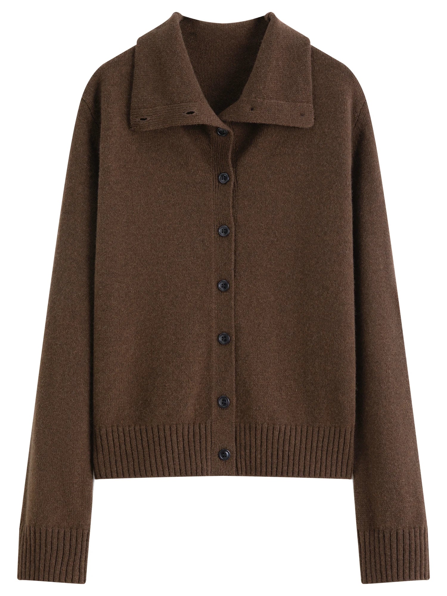 Convertible Wool Blend Cardigan