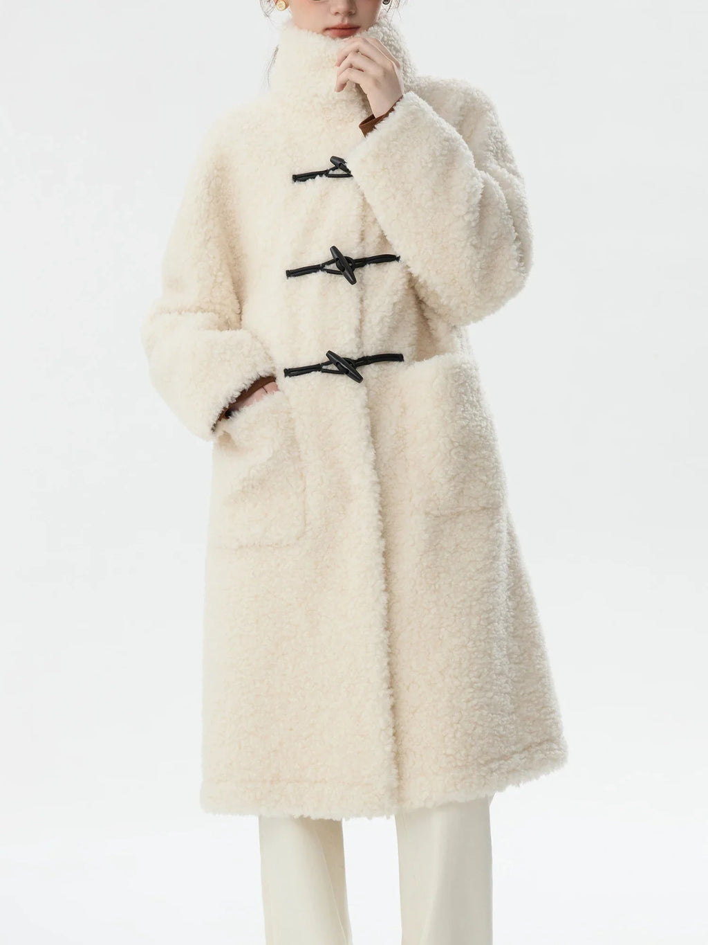 Elegant Wool Blend Coat