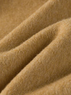 Elegant Wool Blend Long Coat