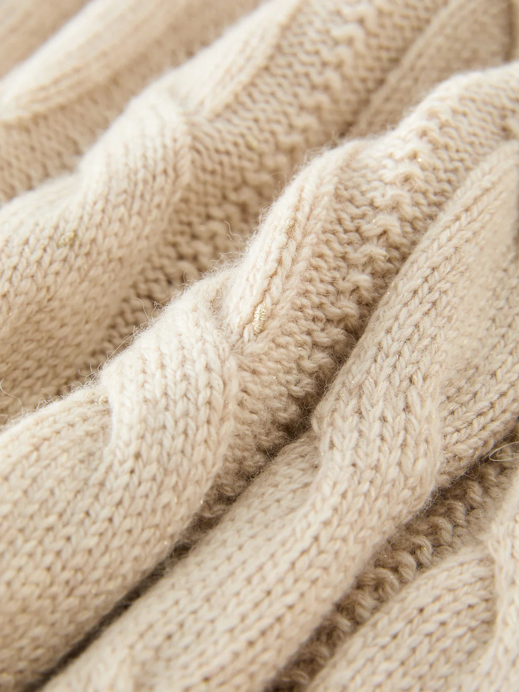 Elegant Cable Knit Sweater Vest Set