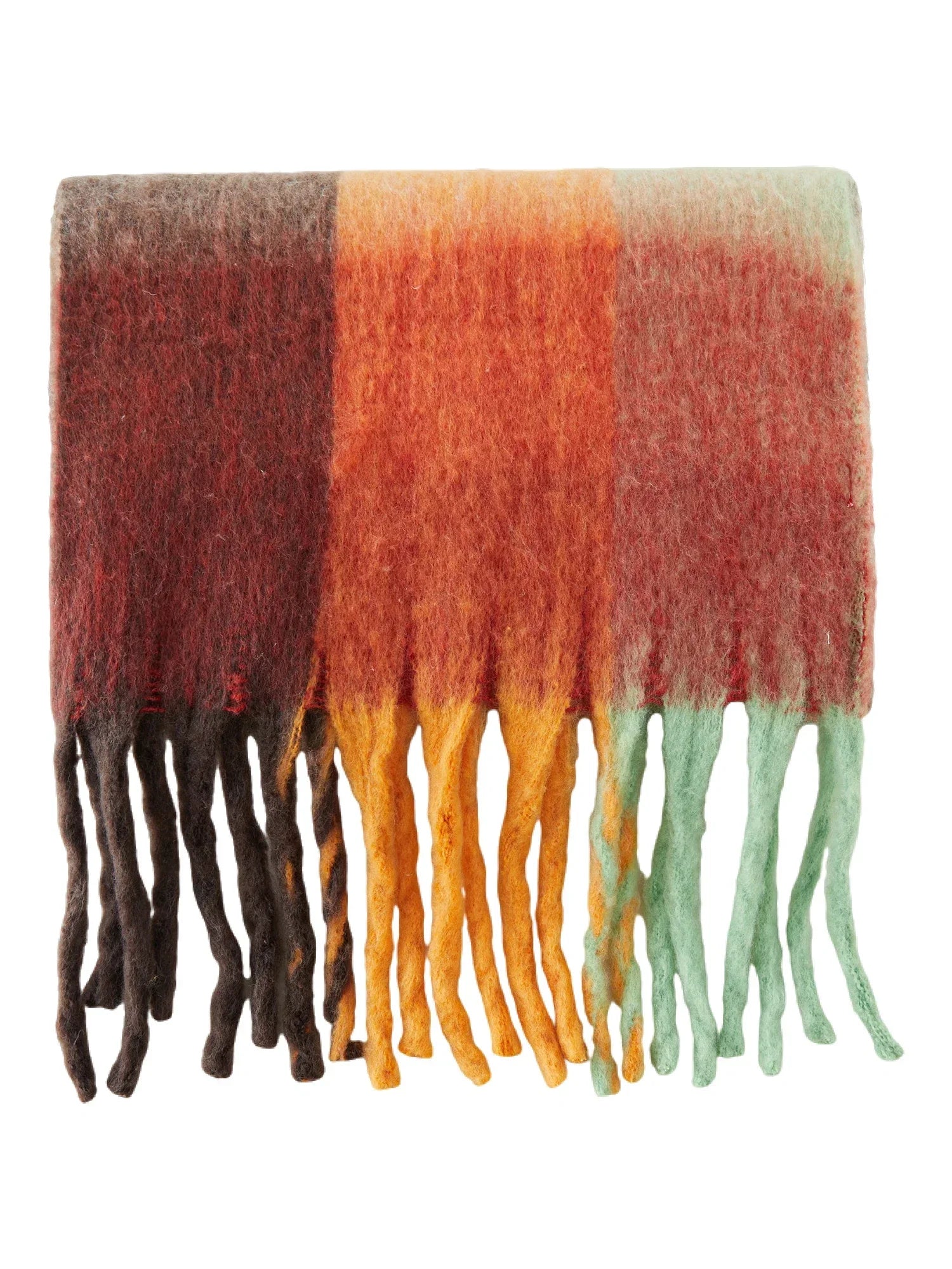 Elegant Patchwork Winter Scarf