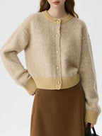 Colorful Dot Knit Cardigan