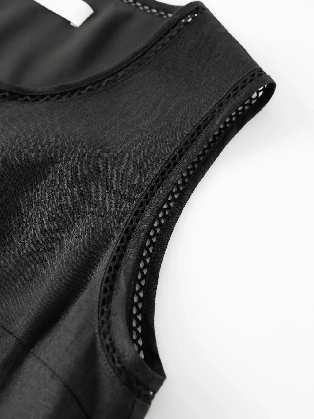 Elegant Linen Sleeveless Dress